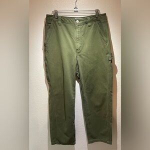 Aritzia TNA Baggy Cargo Pant 8 Green